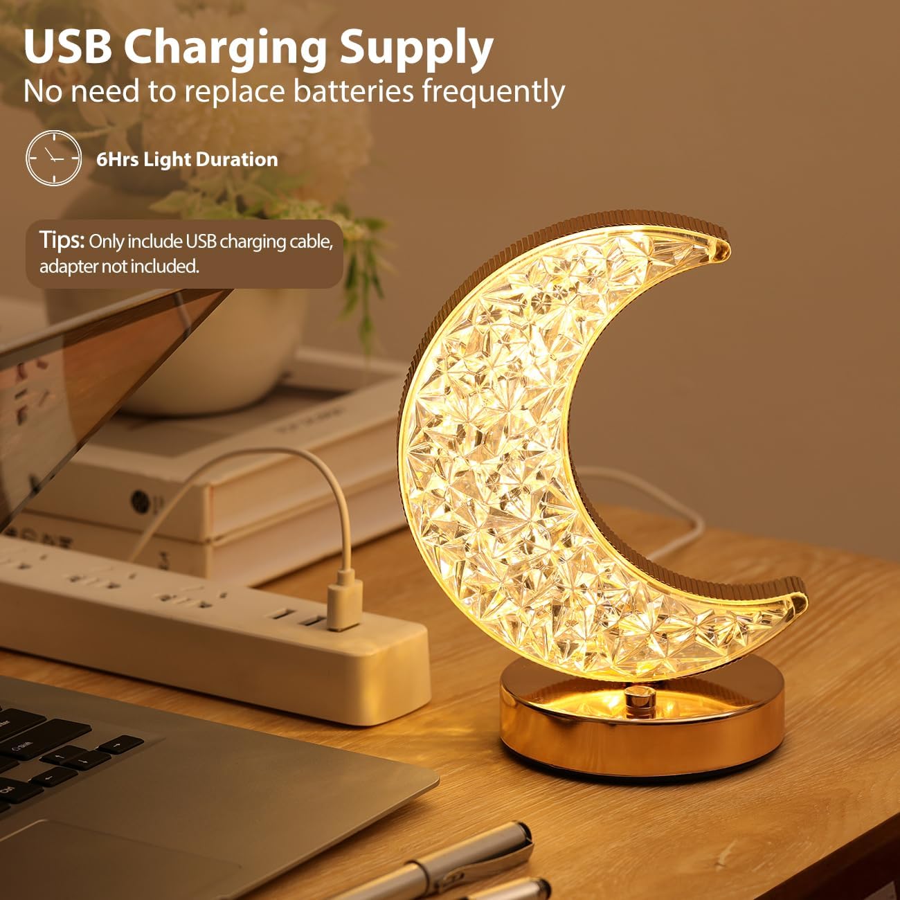 Crescent Moon Lamp