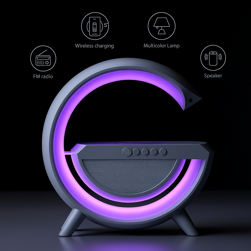 Smart Wireless Charging Lamp