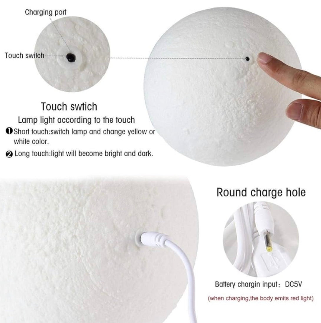 3D Moon Lamp