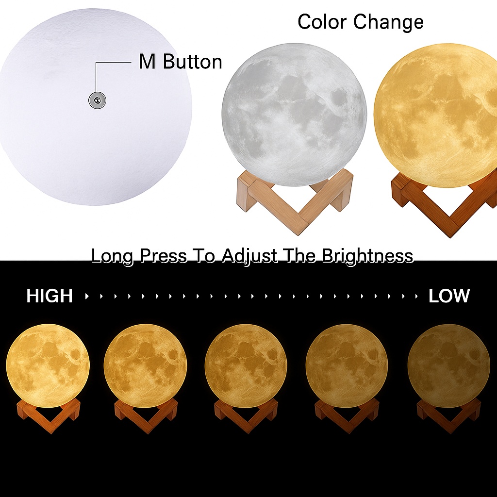 3D Moon Lamp