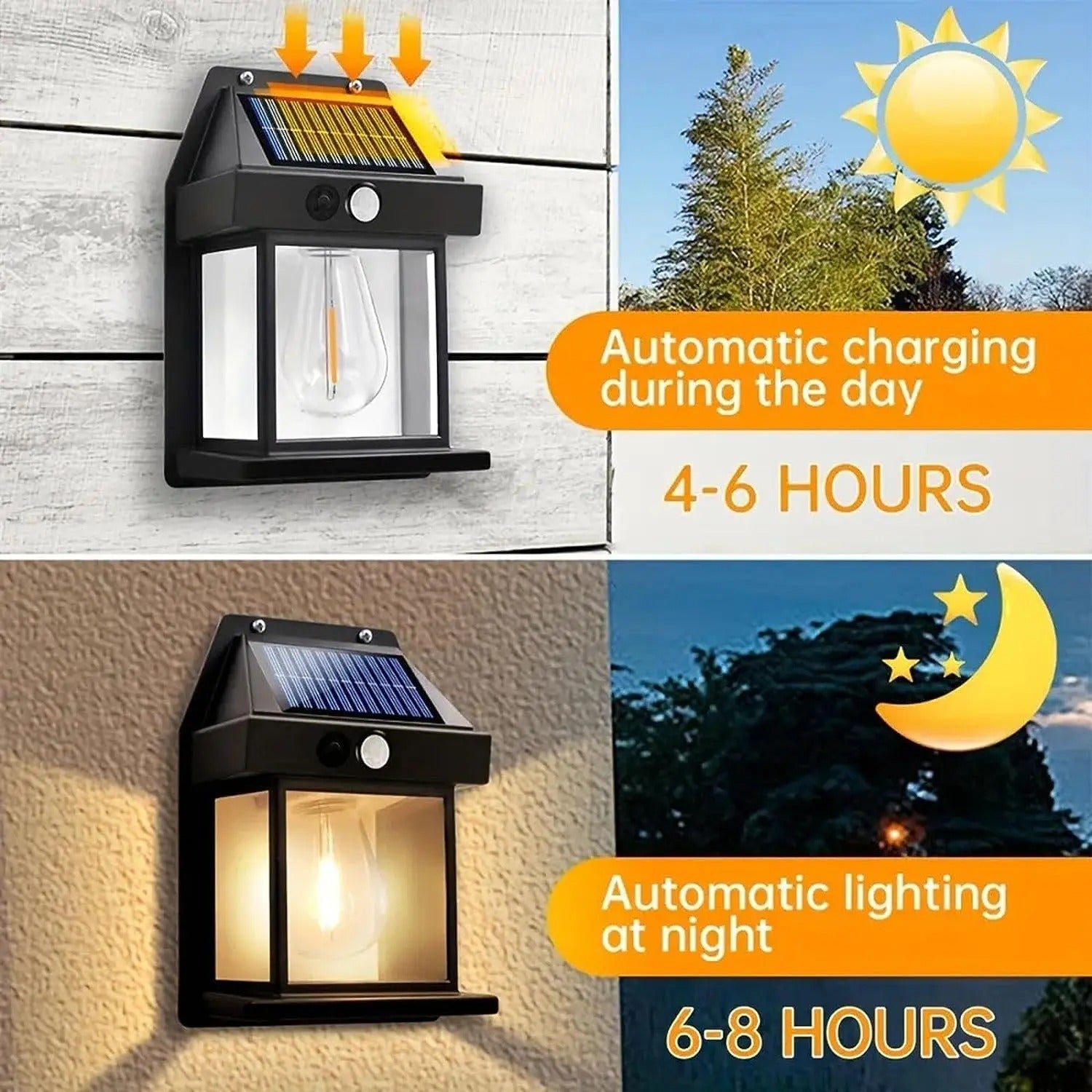 Outdoor Solar Wall Lamp